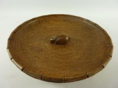 Yorkshire Oak - Peter 'Rabbitman' Heap of Wetwang adzed oak fruit bowl D24cm