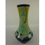 Burmantofts Faience vase, impressed marks to base and numbered 2133 H26.