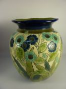 Burmantofts Faience vase,