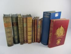 Books: Presentation books to G B Hunter Scarborough College and Leys School 1920's most leather