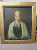 Portrait of Mrs Elizabeth Beckenham of New Mills Derbyshire,