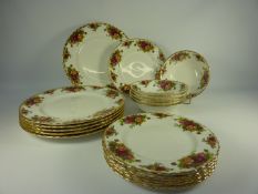 Royal Albert 'Old Country Roses' dinner service - six place settings