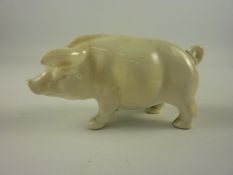 19th century Derby pig L8.