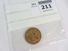 1893 gold sovereign