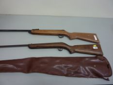 BSA Meteor .22 cal air rifle and one other BSA air rifle no.