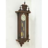 Gustave Becker: Late 19th century Vienna wall clock,