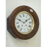 Valier Mirebeau oeuil de boeuf kitchen wall clock serviced and in full working order with key and