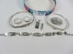 Mackintosh style bracelets, brooches,