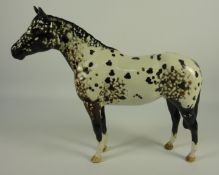 Beswick Appaloosa horse (striped hooves)