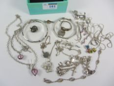 Hinged bangles, necklaces,