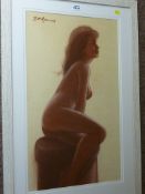 Full length Female Nude portrait,