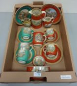 Collection of Victorian Pratt Fenton china in one box (17)