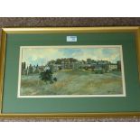 West Riding Village and Moorland scene, two watercolours signed by Harry Turner 18.