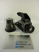 Hasselblad 500C/M camera with 80mm lens and additional 150mm lens (with original boxes)
Provenance: