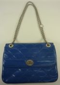 Lulu Guinness leather quilted lips 'Anna' chain strap handbag (with dust bag)