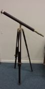 Reproduction telescope on stand H58cm