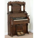 Edwardian mahogany Chapel organ by Archibald & Ramsden of Leeds