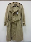 Vintage Clothing -  Burberry trench coat bearing label 'made for Harrods'