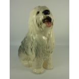 Beswick fireside Old English Sheepdog H30cm