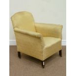 Edwardian upholstered armchair,