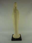 1970s Italian composite stone figure of the Madonna and Child,