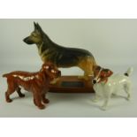 Beswick Connoisseur Model Alsatian German Shepherd Dog,