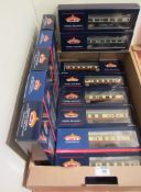 Bachmann 00 gauge BR mark 1 and 2 carriages boxed (13)
