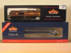 Bachmann 00 gauge EWS class 66 diesel locomotive 33-725 and BR class 44 diesel locomotive 32-652DS