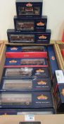 Bachmann 00 gauge BR mark 1  nine carriages and four rolling stock boxed (13)