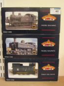 Bachmann 00 gauge three  tank locomotives 32-225X, 32-210,