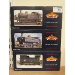 Bachmann 00 gauge three  tank locomotives 32-225X, 32-210,