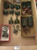 Britain's field guns and wagons etc in one box