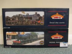 Bachmann 00 gauge Collett goods 2294 locomotive and tender 32-304 and N class Southern locomotive