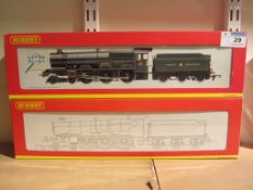 Hornby 00 gauge Great Western 4-6-0 King Henry II locomotive and tender R2390 and 4-6-0 Builth