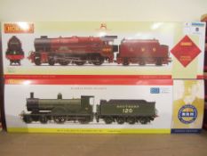 Hornby 00 gauge LMS 4-6-0 Royal Scot locomotive R2664 and Southern 4-4-0 class T9 locomotive and