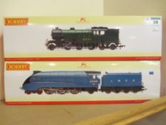 Hornby 00 gauge LNER 2-6-4T Thompson Class L1 locomotive R2912X and LNER 4-6-2 Mallard and tender