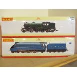 Hornby 00 gauge LNER 2-6-4T Thompson Class L1 locomotive R2912X and LNER 4-6-2 Mallard and tender