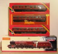 Hornby 00 gauge LMS 4-6-2 Duchess of Montrose digital locomotive and tender R2989XS and three