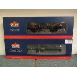 Bachmann 00 gauge LMS class G2A locomotive and tender 31-476 and class 3F locomotive and tender