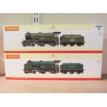 Hornby 00 gauge Southern 4-4-0 Charterhouse locomotive and tender R2742 and Wellington R2745 boxed