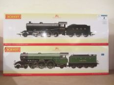Hornby 00 gauge LNER 2-8-0 Thompson class locomotive and tender R3088X and 4-6-2 Great Northern