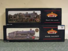 Bachmann 00 gauge BR Kinlet Hall locomotive and tender 32-003 and N class 1406 locomotive and