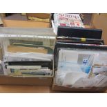 Stamp albums, FDCs, loose stamps, books,