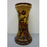 Late 19th/early 20th century jardiniere stand (probably George Jones & Sons pottery Madras Ware)