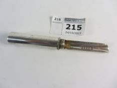 William IV pocket silver apple corer screw handle by Joseph Wilmore Birmingham 1833 10cm