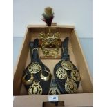 Horse brasses on two martingales,