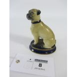 Halcyon Days porcelain Hogarth's Pug 'Trump' 8cm