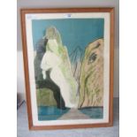 Piria silkscreen print by Carmelo Zotti signed titled and dated (19)75 inscribed 'per Anja con