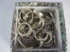 Mackintosh style rings and others stamped 925 in one box