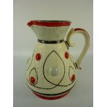 Burleigh Ware Burgess & Leigh jug H23cm, printed marks,